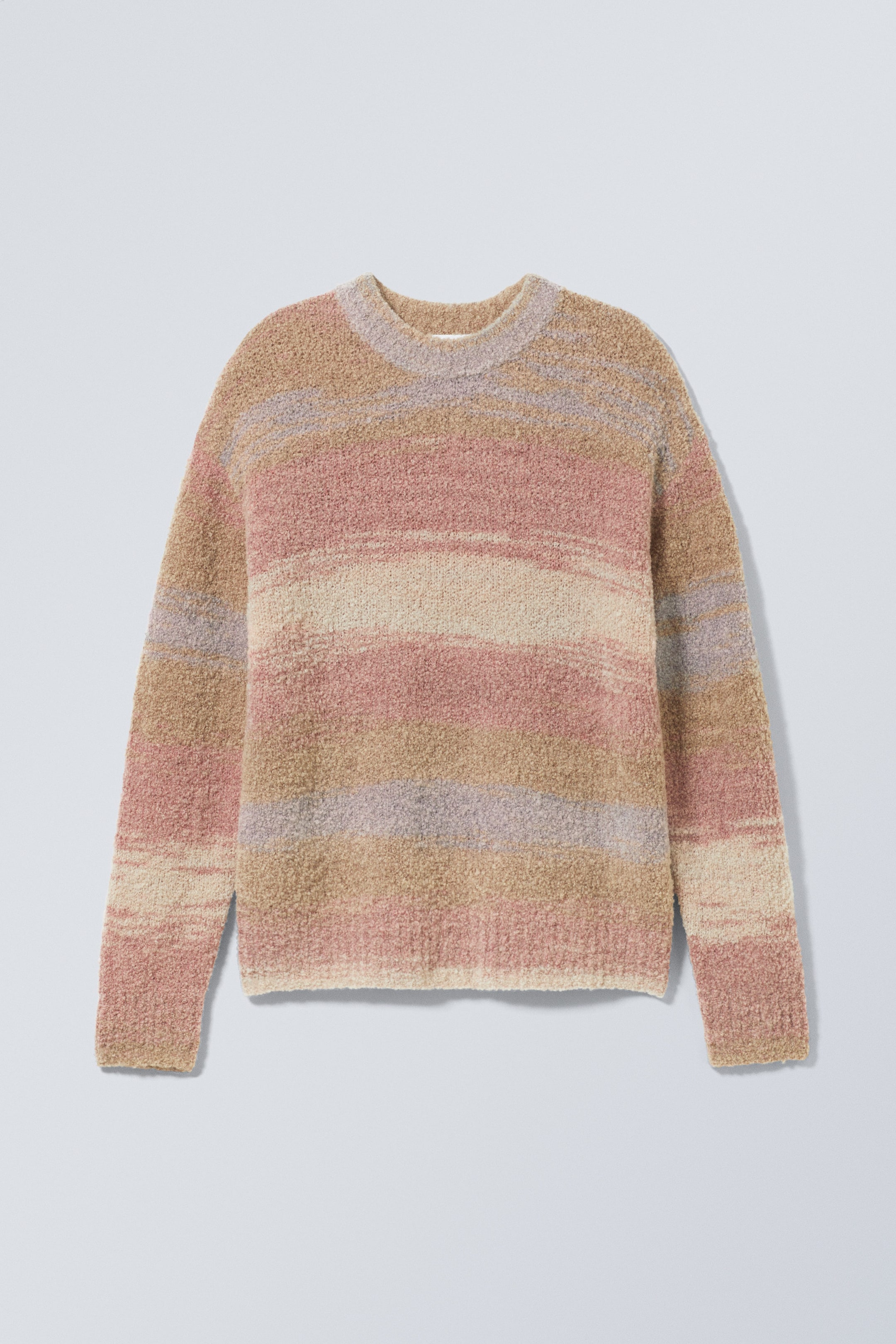 Beige/Gestreift - Pullover aus Wollmischung Daniel - 0