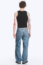 Captain Blue - Ljusblå - Galaxy Mid Waist Loose Straight Jeans - 3