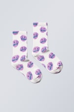 Messy/Smileys - Bedruckte Sportsocken - 0