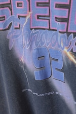 Washed Blue - Speed Paradox - Robe trapèze T-shirt à manches courtes - 1