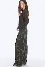 Camo - Baggy-Ripstophose mit niedriger Taille - 0