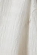 White - Sheer Linen Blend Shirt - 1