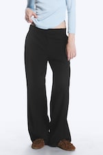 Black - Low Rise Suiting Trousers - 3