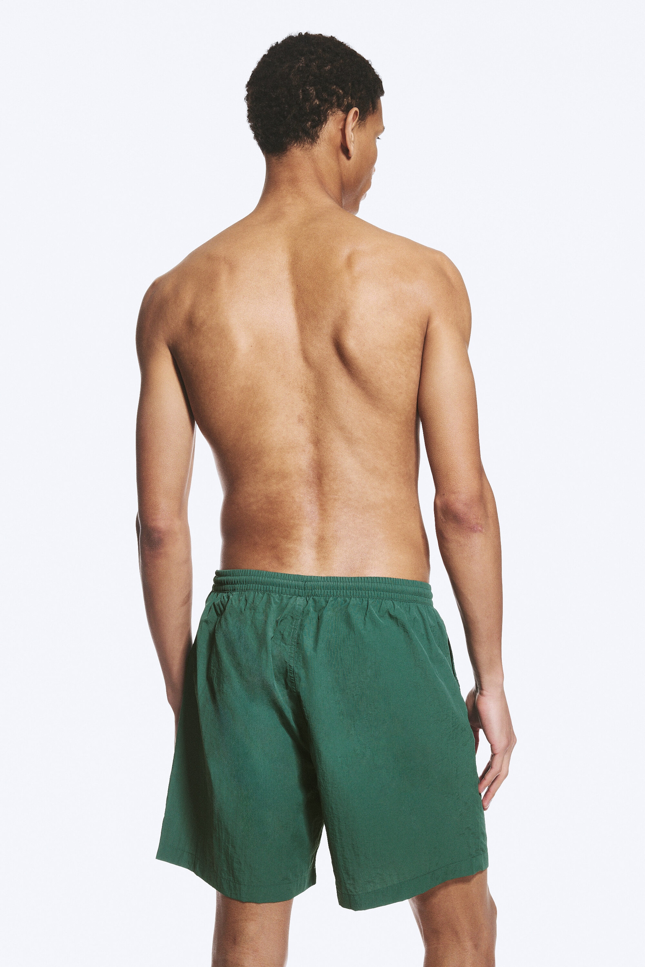 Dark Green - Ed Swim Shorts - 2