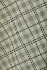 Medium Beige - Printed Long Sleeve Mesh Top - 1