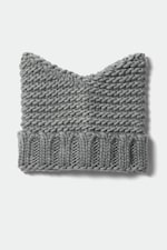 Grau - Beanie Cat - 0