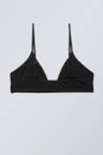 Svart - Soul mjuk triangel-BH - 1