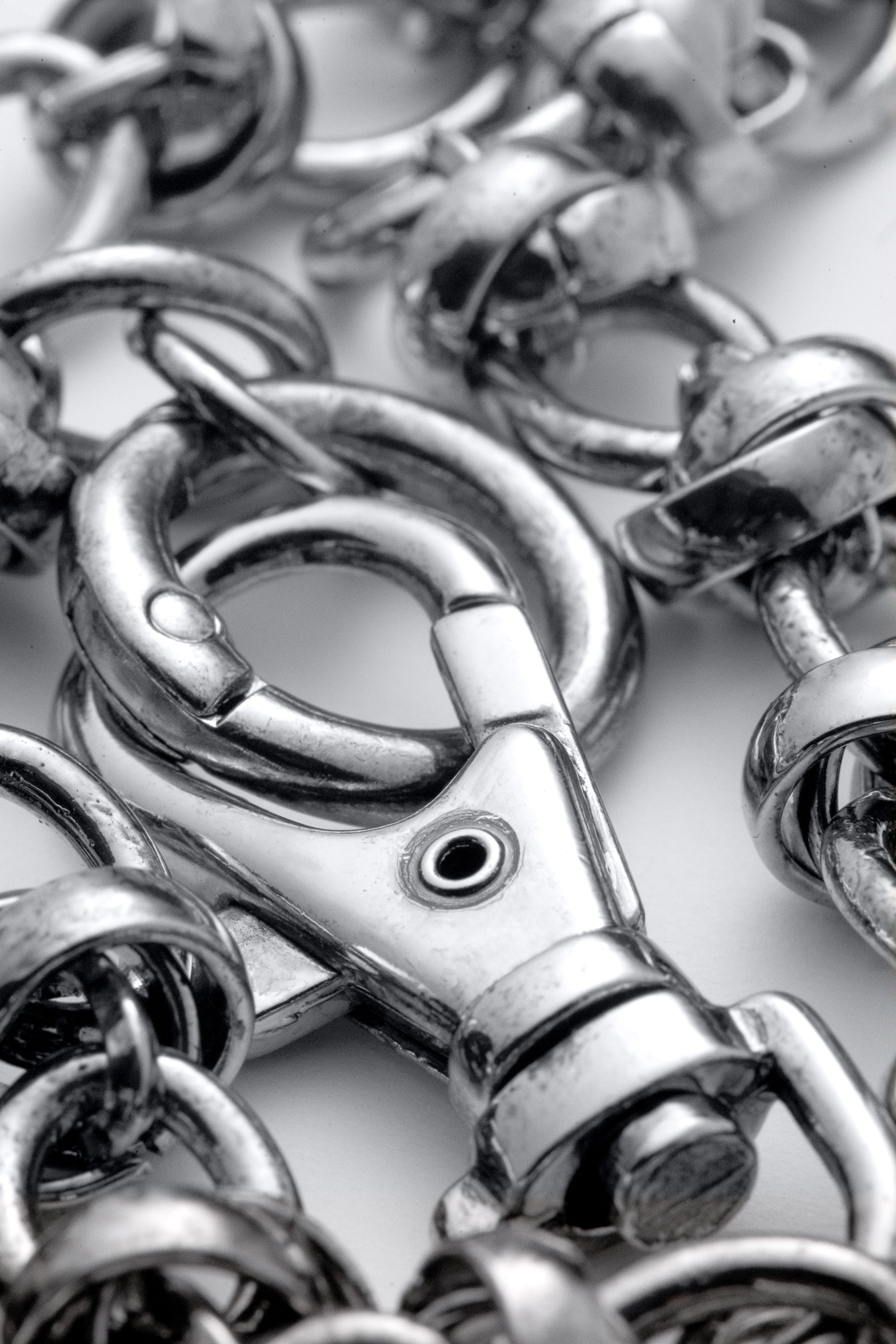 Silver - Chunky knuten länkbyxkedja - 2