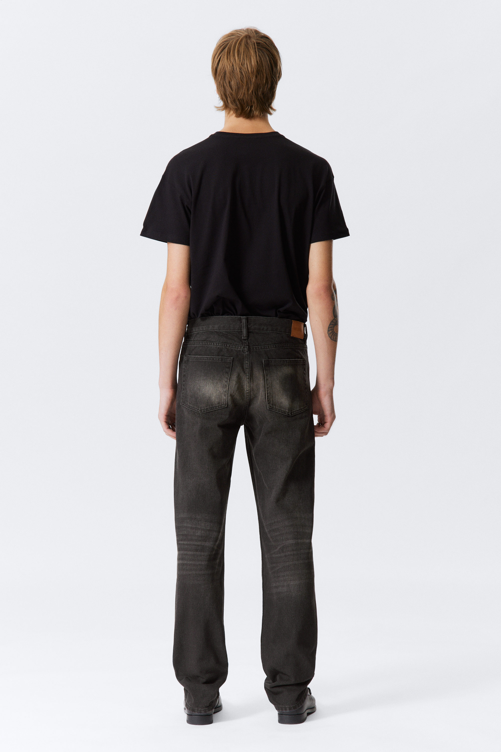Deep Night - Black - Klean Regular Straight Leg Jeans - 3