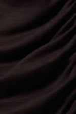 Dark Brown - Drape Asymmetric Lyocell Top - 5