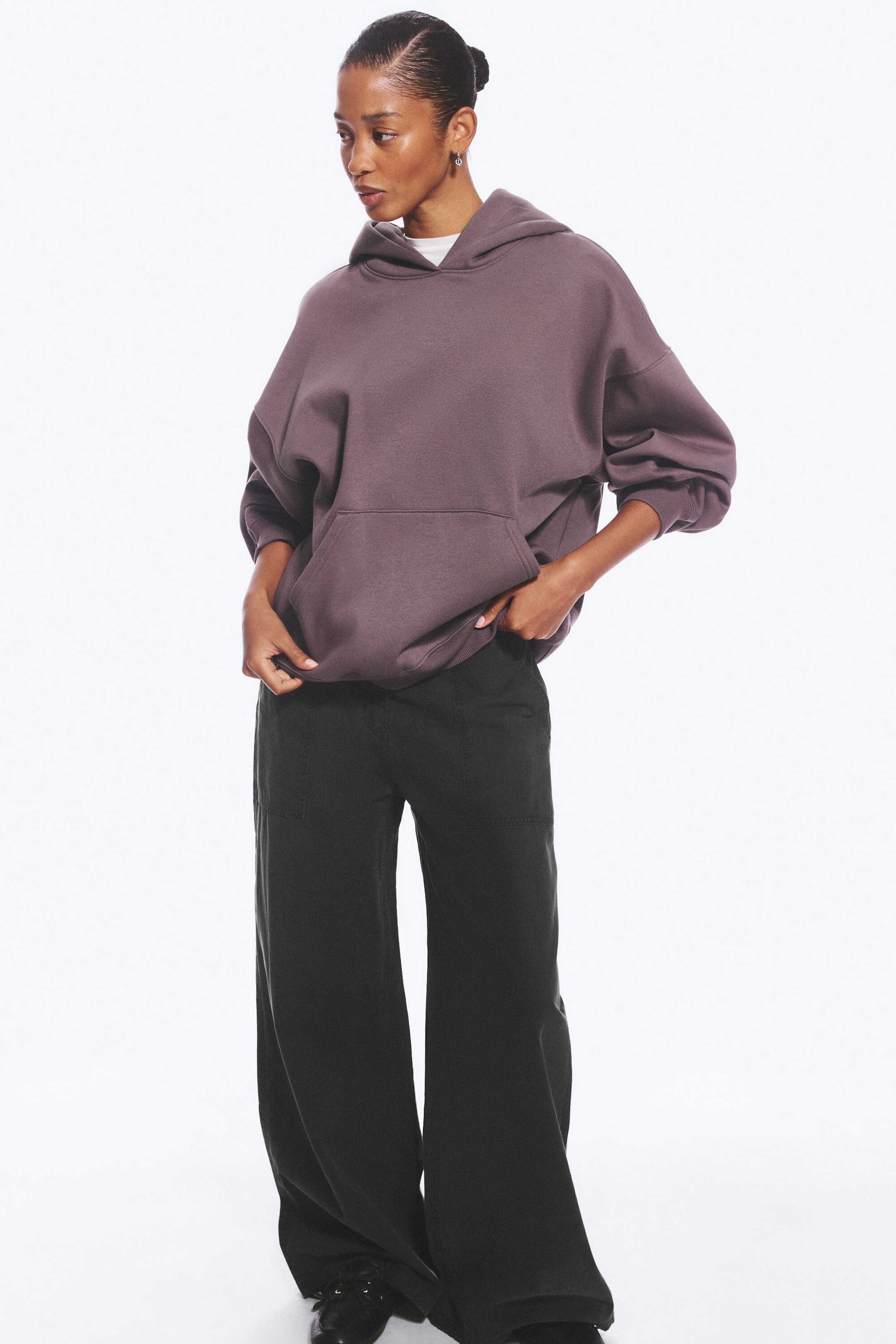 Dusty Lilac - Oversized Heavyweight Hoodie - 4