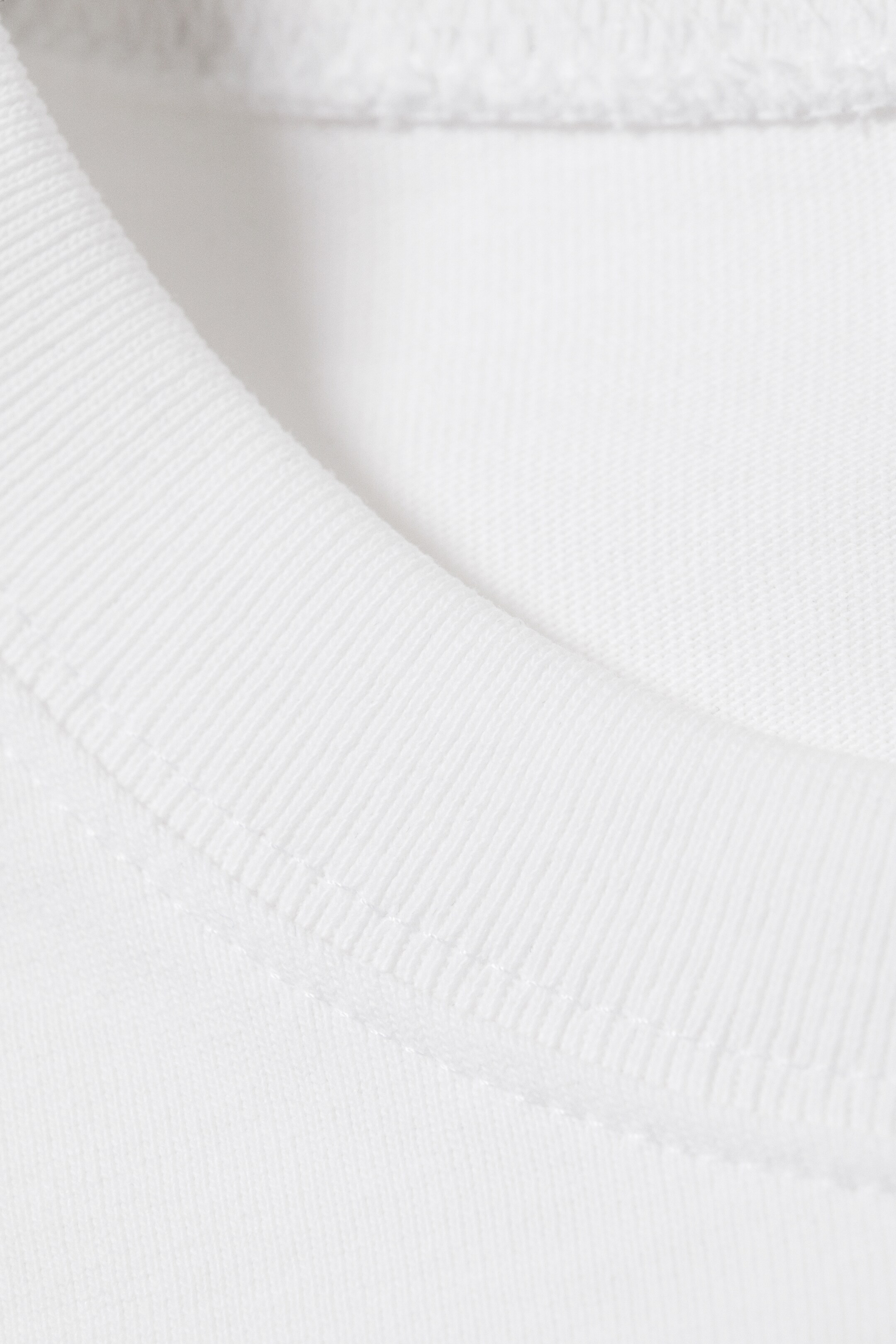 View larger image: Oversized Short-Sleeved Cotton T-shirt - White - Ladies | H&M GB 5