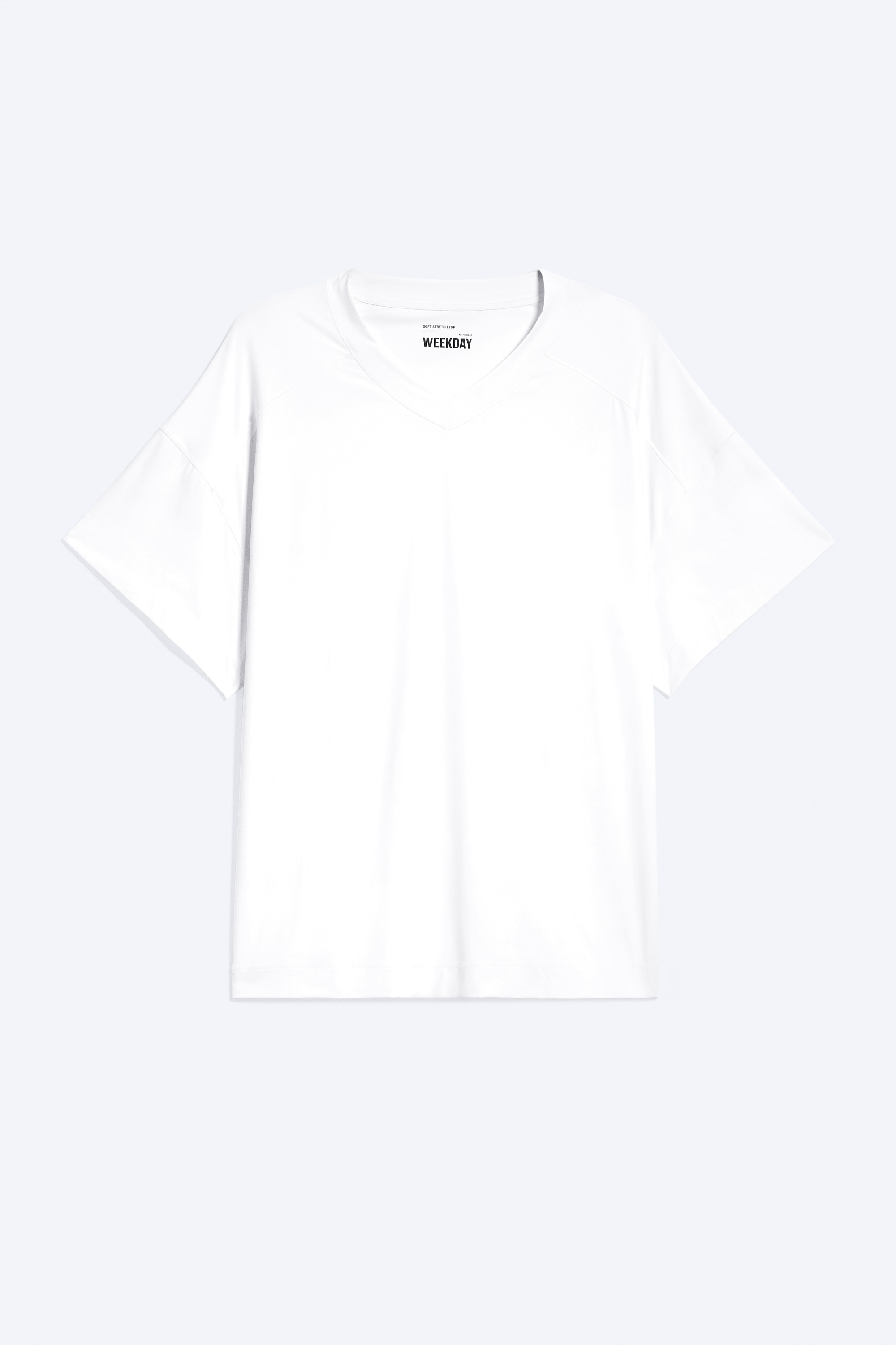 T-shirt de sport décontracté - Blanc cassé/Bleu foncé