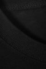 Black - Oversized Long-Sleeved T-shirt - 1