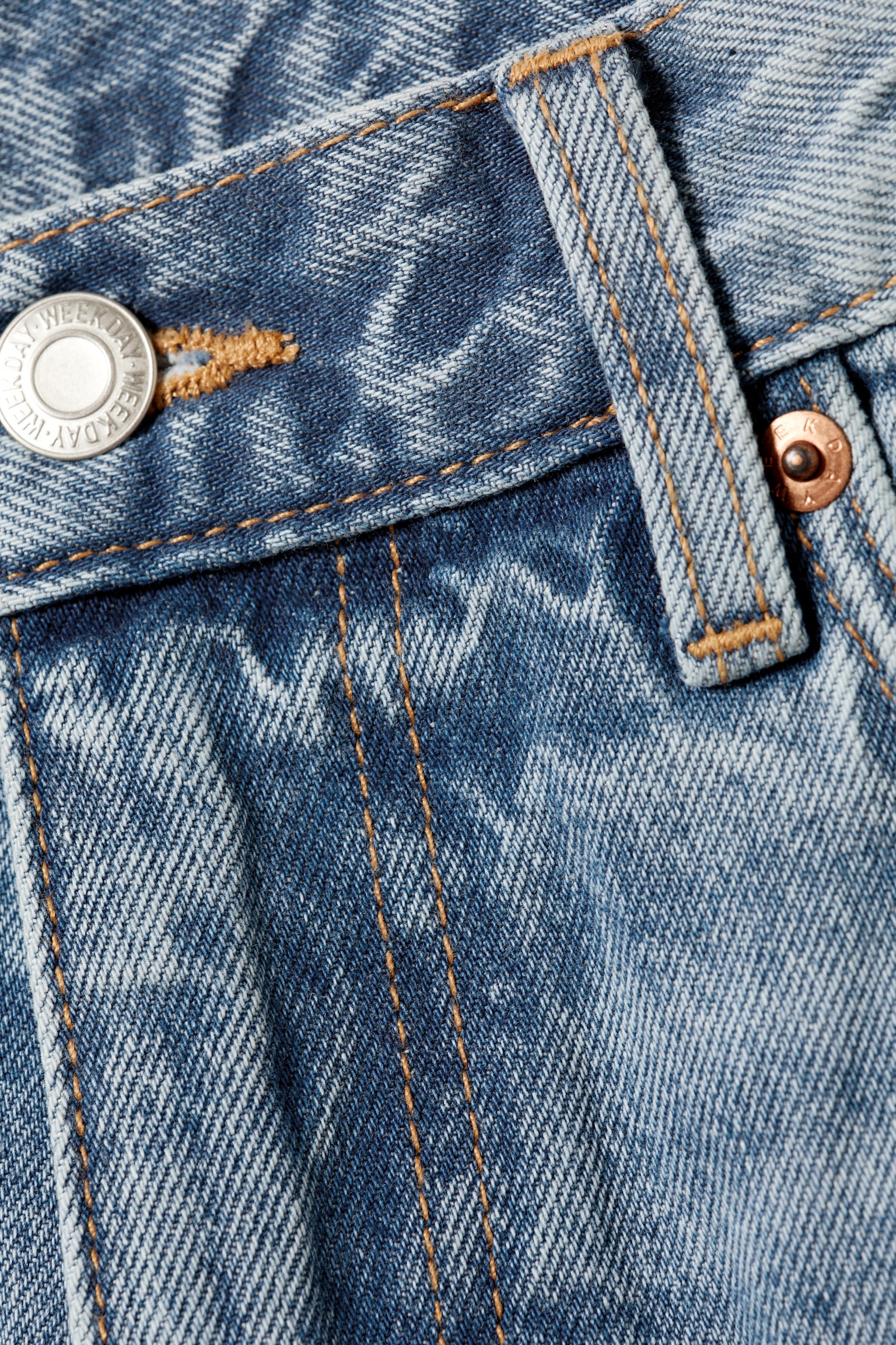 Jeans unisex Solar Loose Wide Leg - Blue Horses - blu medio/Redondo Black - Washed Black/Lavaggio blu – Blu scuro - 4