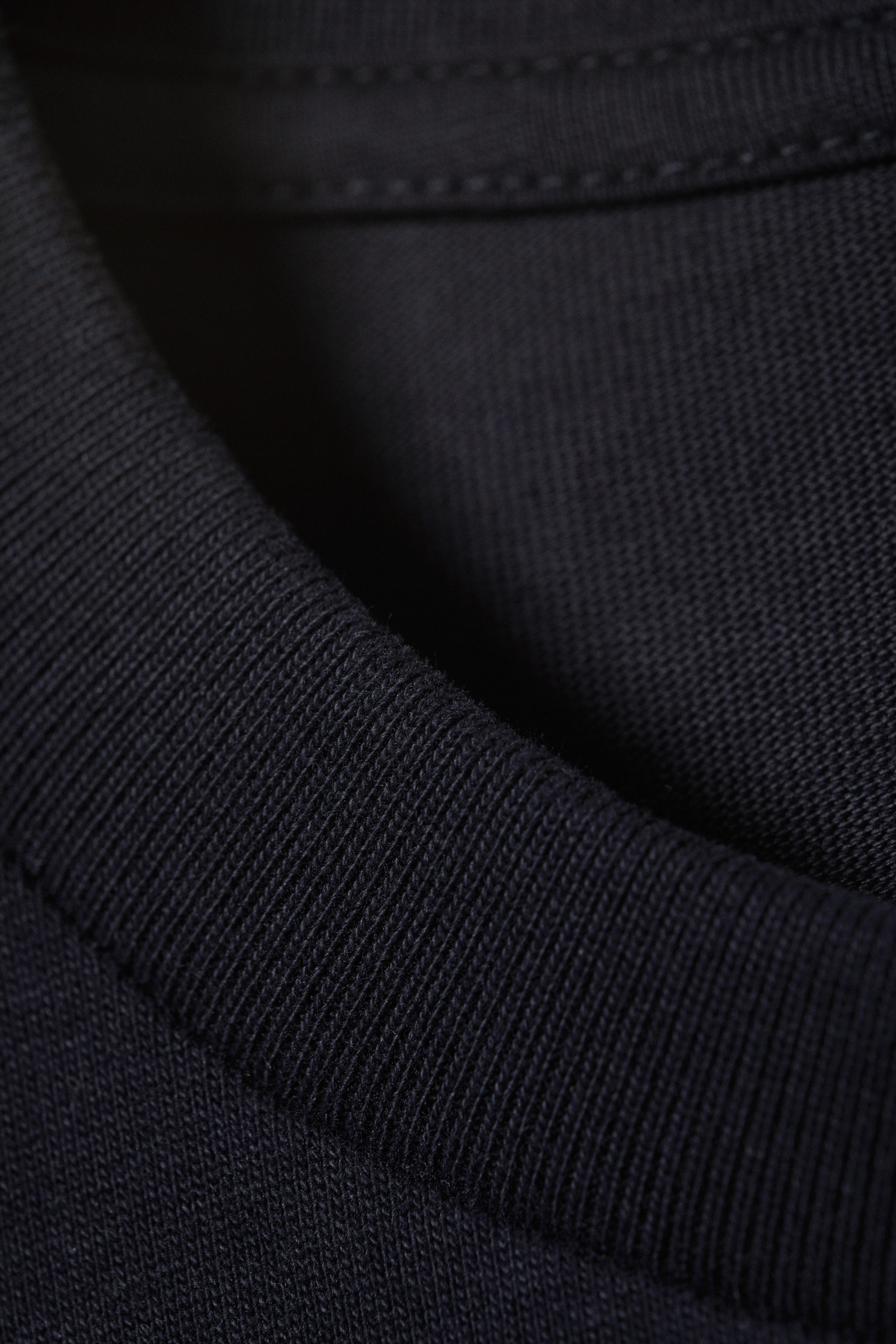 Dark Navy Blue - Loose Boxy T-shirt - 4