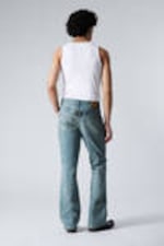 Cyan Dust - Mittelblau - Mercury Relaxed Bootcut Leg Workwear Jeans - 3