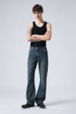 Lake Blue - Medium Blue - Mercury Relaxed Bootcut Leg Jeans - 0