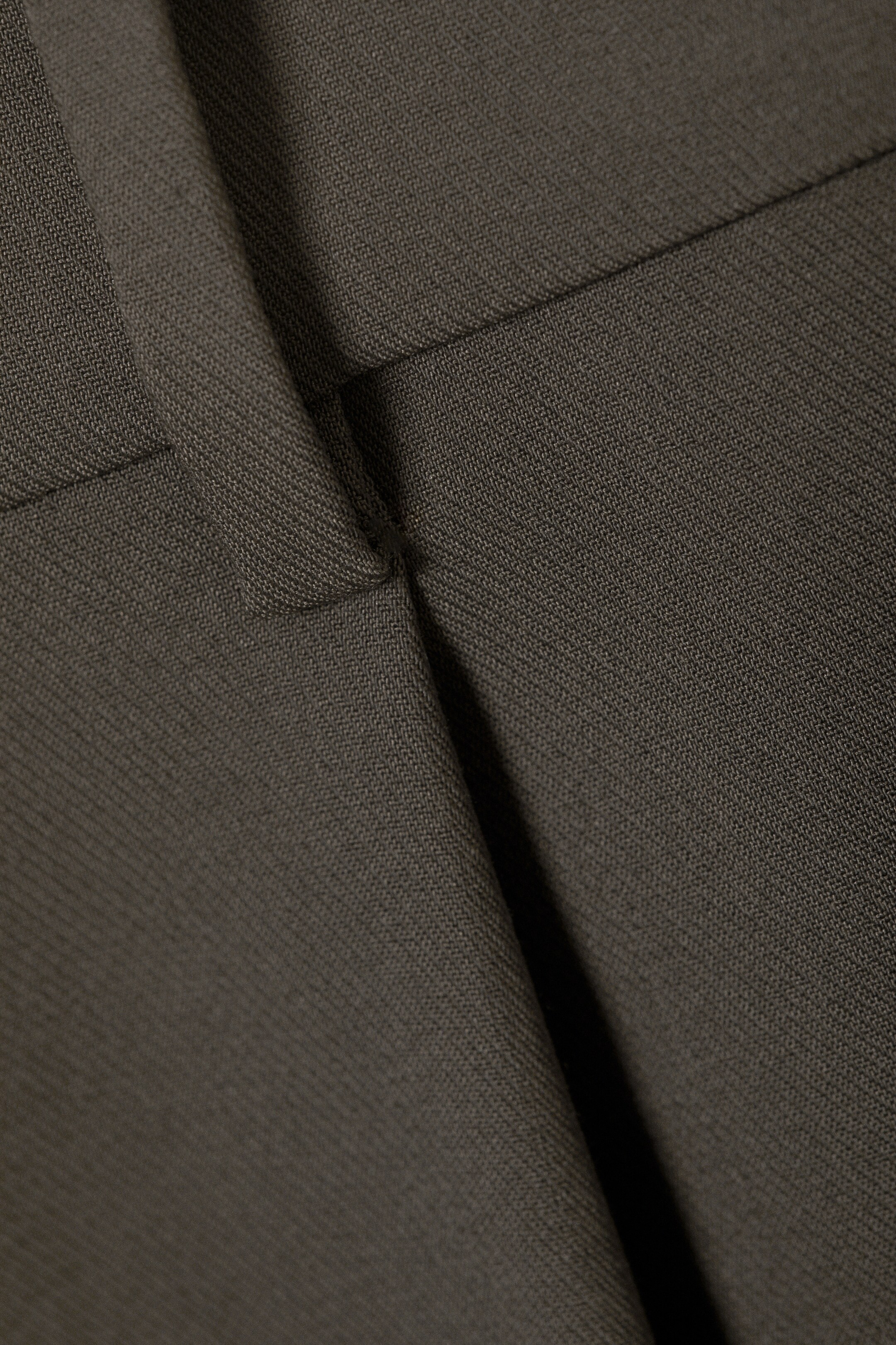 Agrandir l'image: Pantalon de costume large taille basse - Taupe foncé - FEMME | H&M CH 2