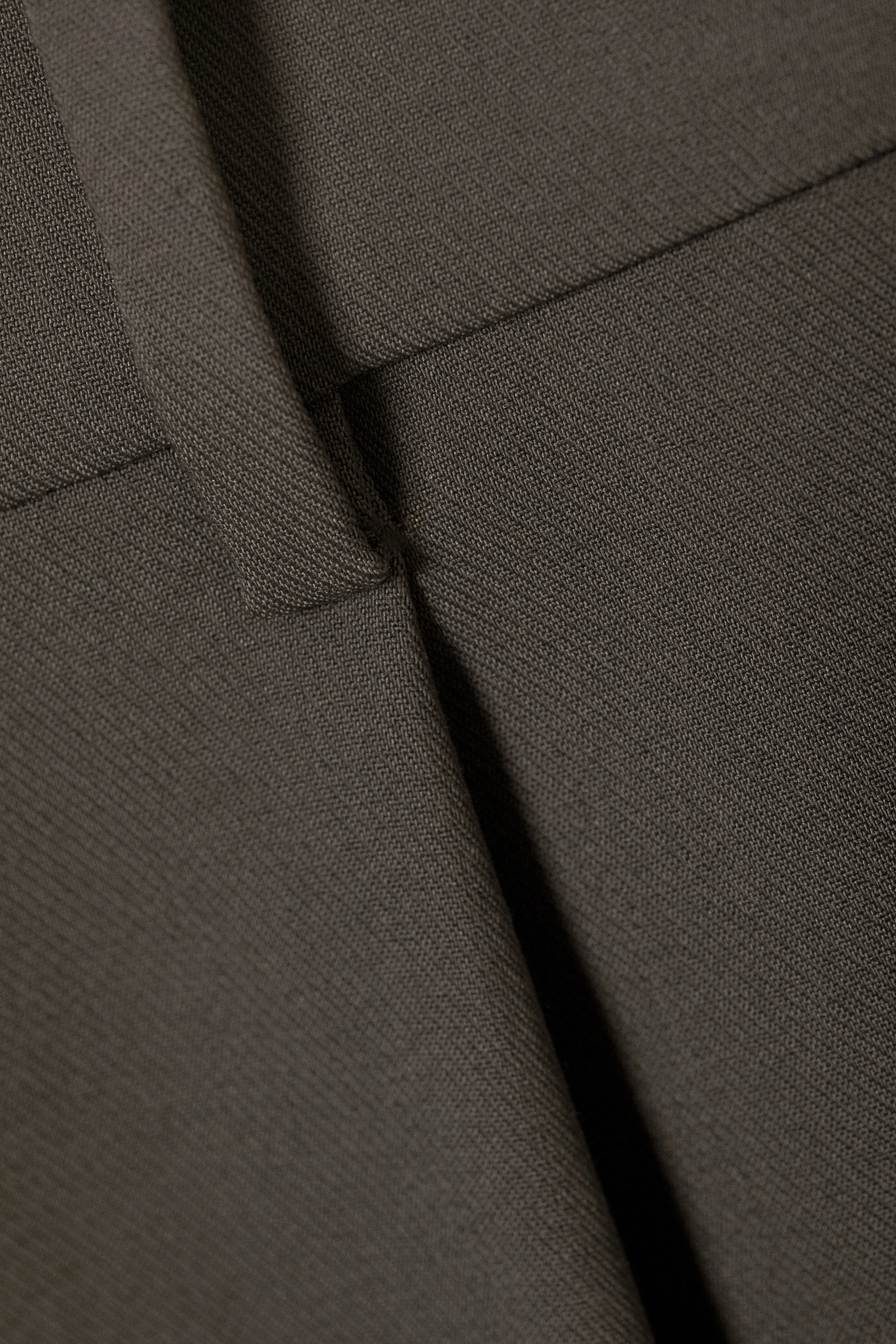 Dark Mole - Low Waist Wide Suiting Trousers - 1