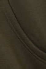 Dunkelgrün - Locker geschnittener Raglan-Hoodie - 1