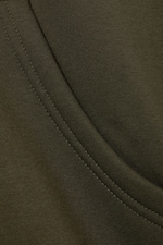 Mörkgrön - Ledig Raglan-Hoodie - 1