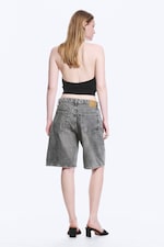 Grey Fade - Grey - Monterey Low Rise Denim Shorts - 7