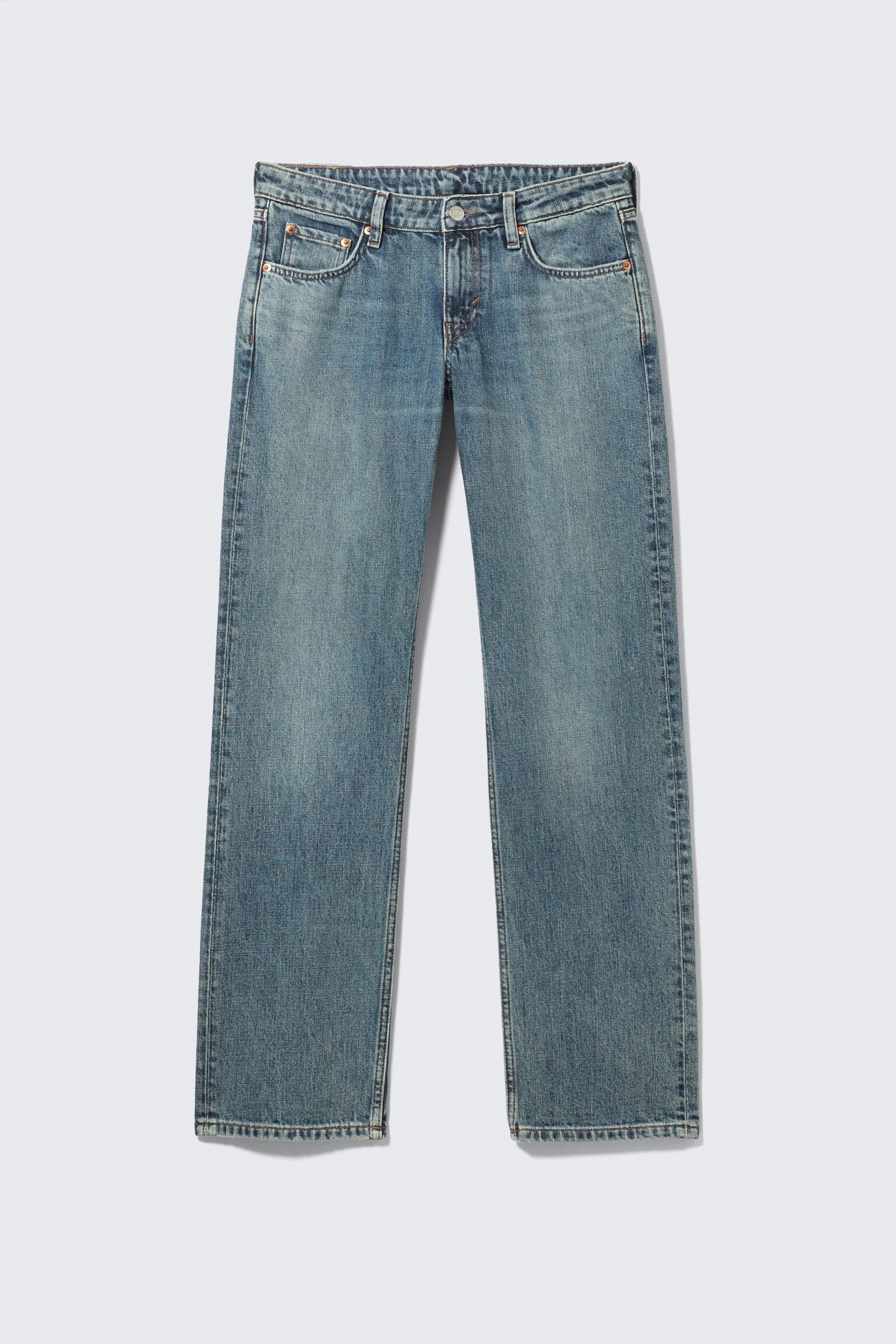 Arrow Low Rise Regular Straight Leg Jeans - Second Blue – Medium Blue/Blue Fade - Medium Blue/Aeon Blue - Light Blue/Board Blue - Medium Blue/Tuned Black - Black/Mine Blue - Medium Blue/Clay Grey - Grey - 2