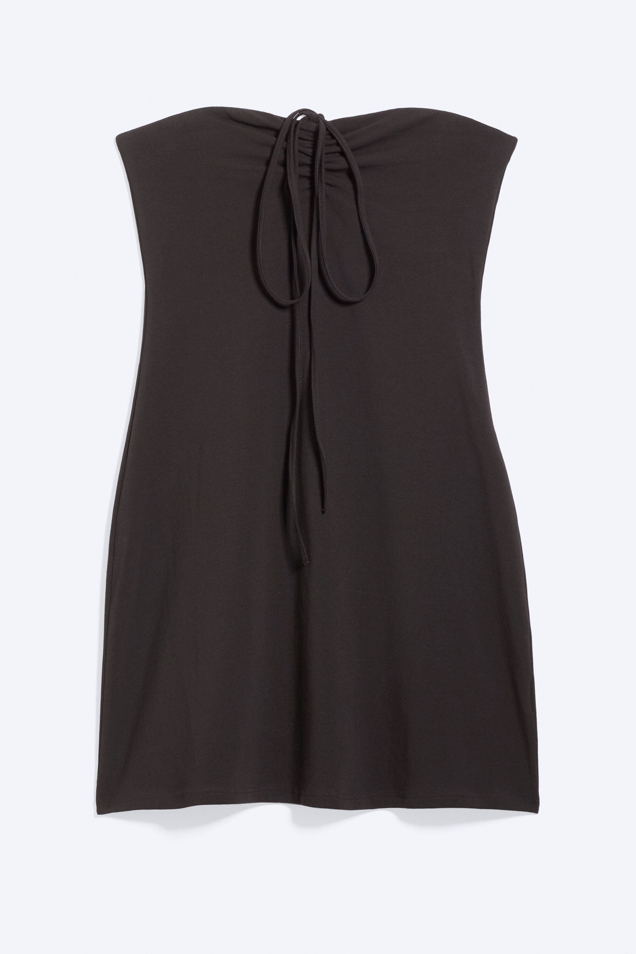 Dunkelbraun - Tube-Minikleid - 4