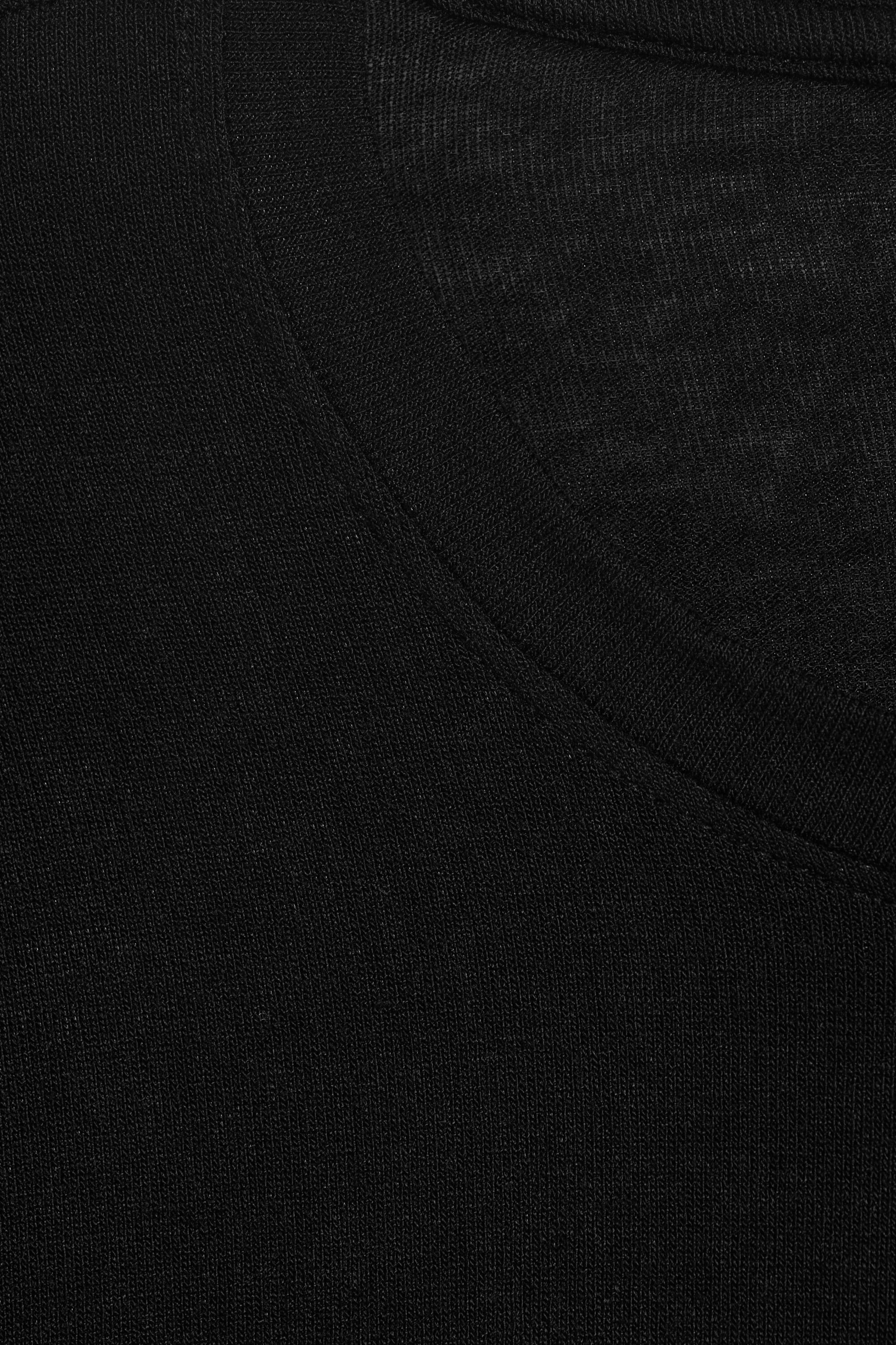 Black - Gjennomskinnelig langermet t-skjorte - 2