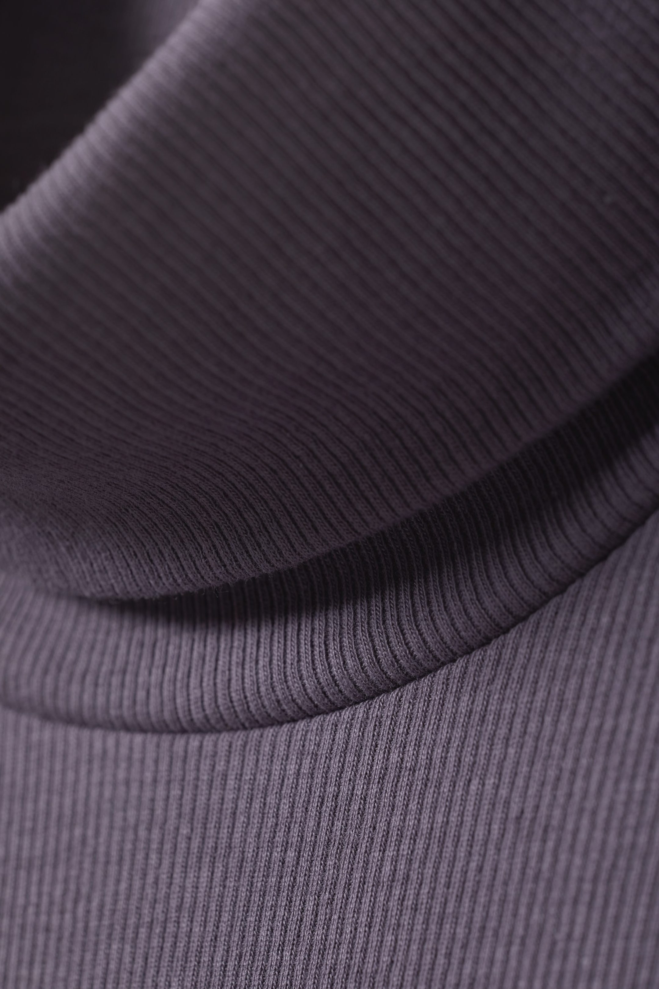 Dusty lilac - Verena Ribbed Turtleneck - 1
