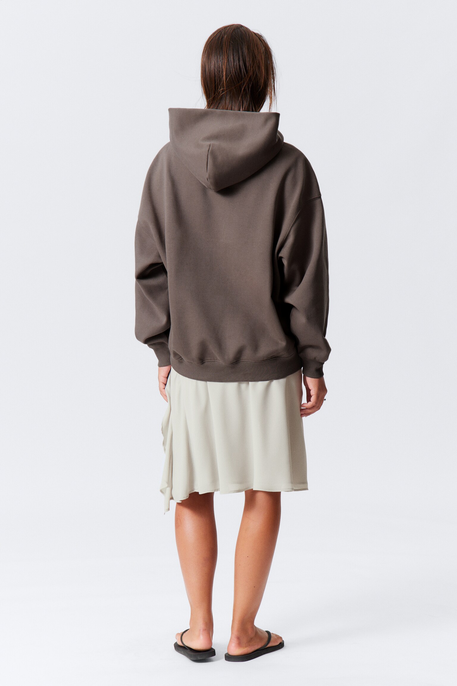 Oversized Heavyweight Hoodie - Dark Mole/Sötétkék/Black/Mosott piros/Light Grey Melange - 4