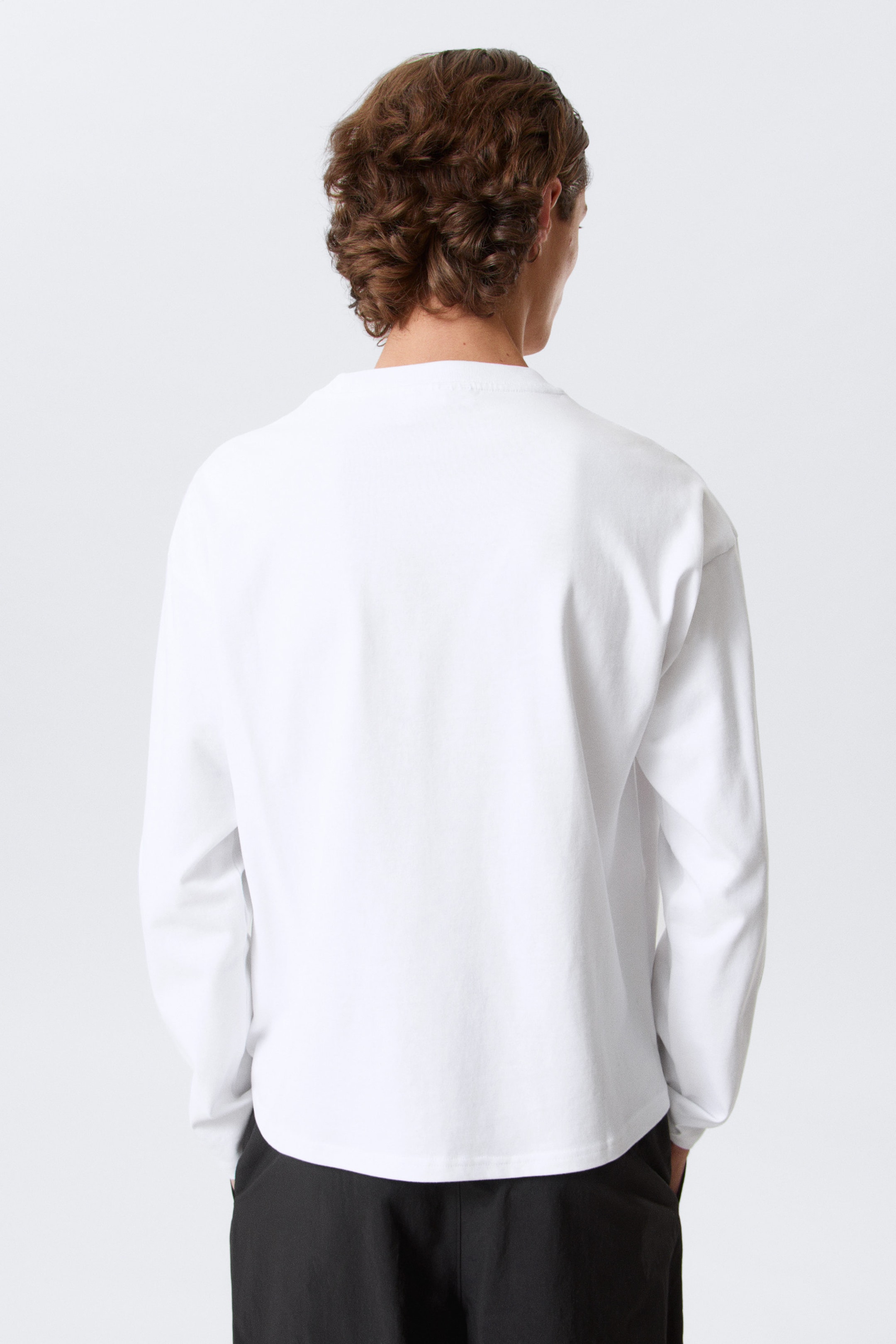 Vit - Angry Panthers - Långärmad Grafisk T-shirt - 2