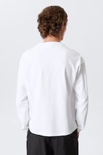 Vit - Angry Panthers - Långärmad Grafisk T-shirt - 2