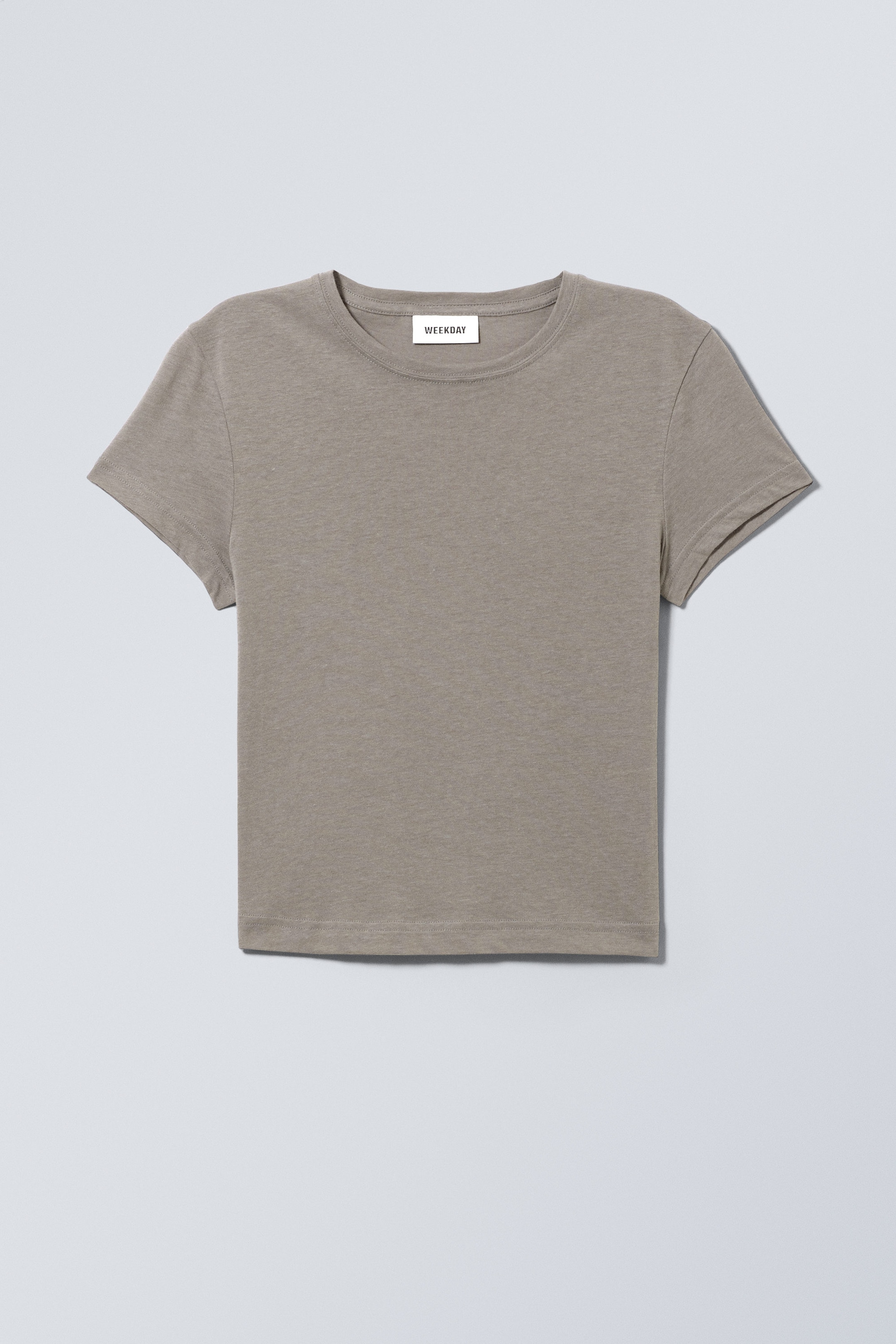 Dark Grey - Tight Fitted T-shirt - 1