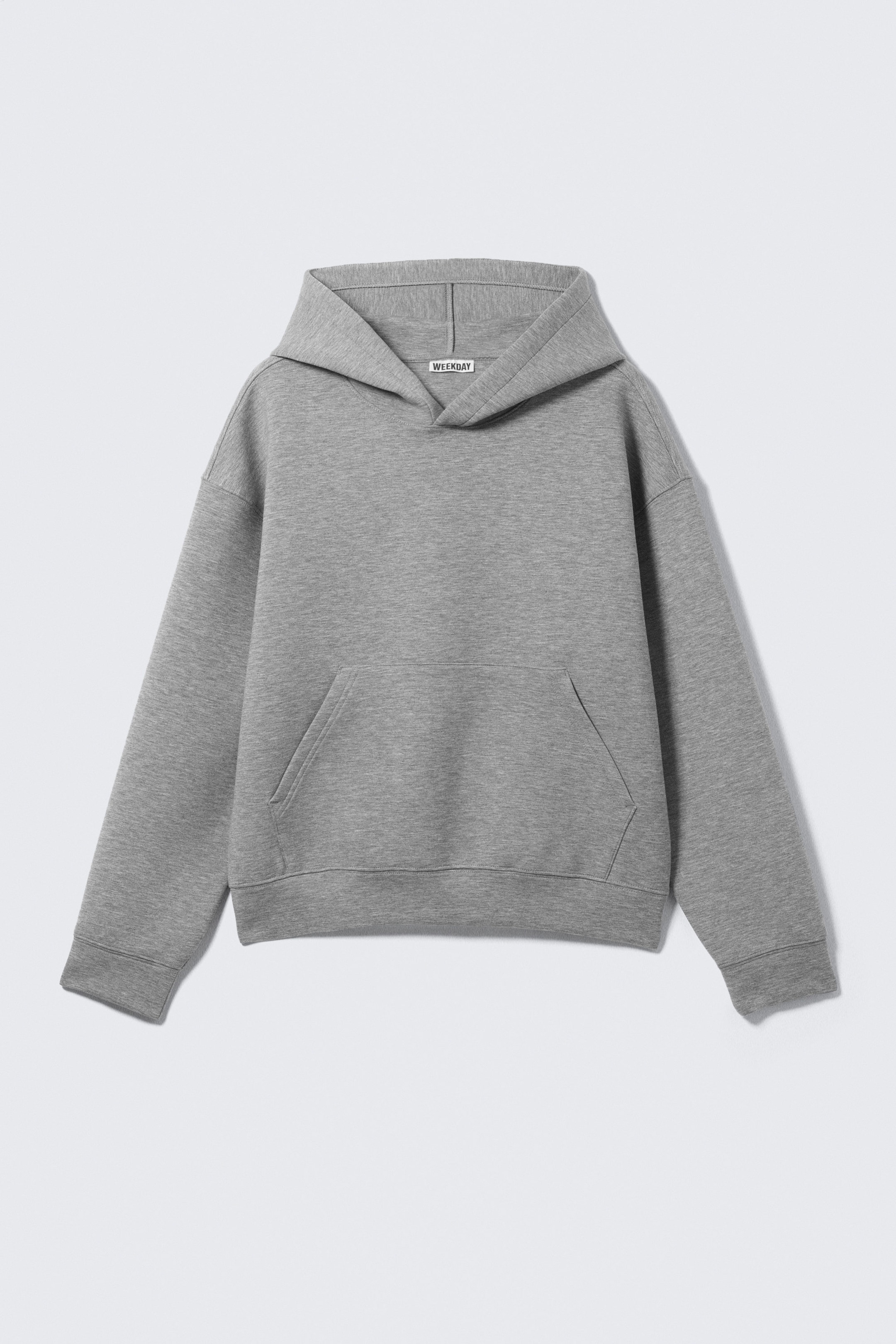 Grey Melange - Simon Scuba Hoodie - 3