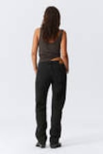 Tuned Black - Black - Arrow Low Straight Jeans - 3