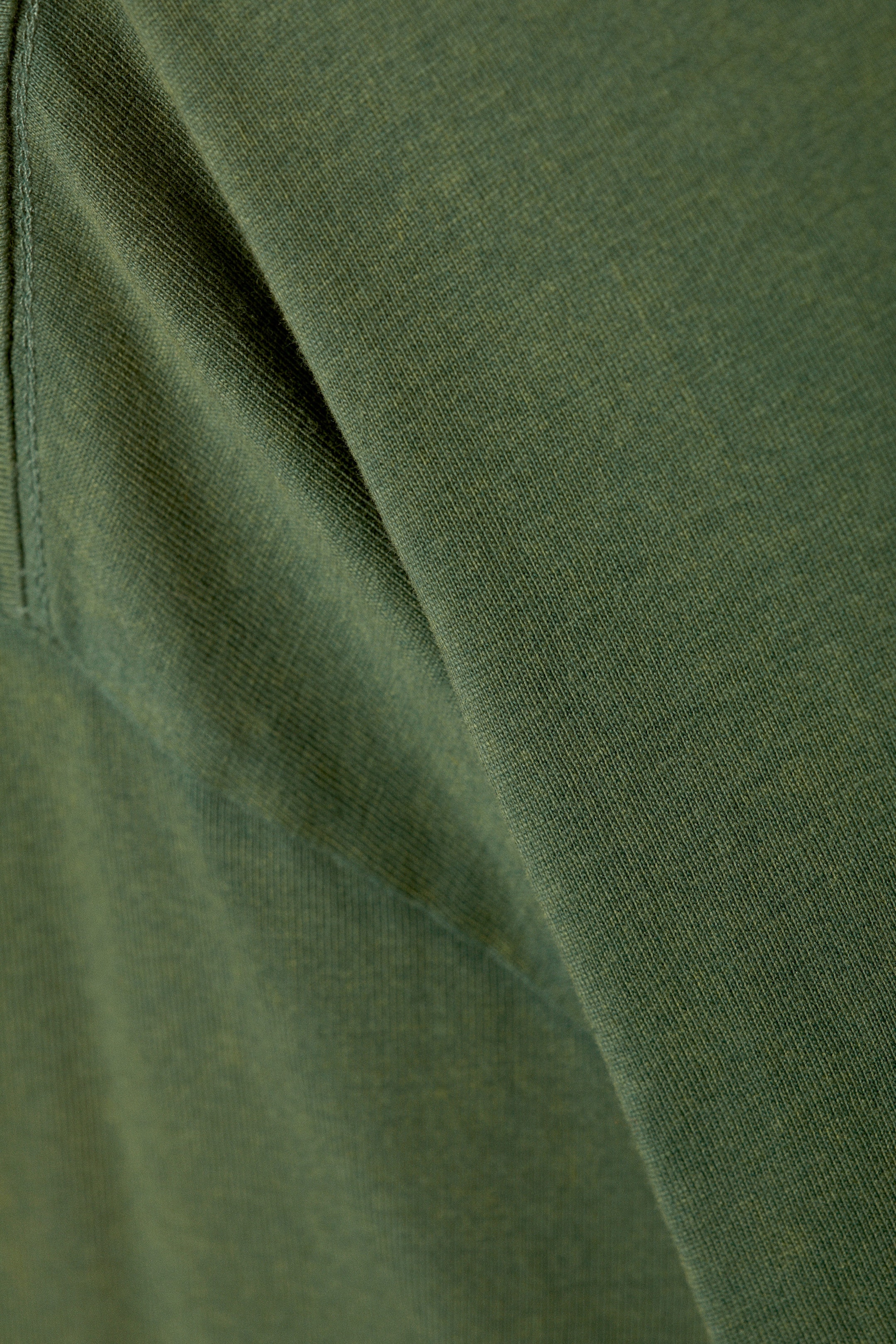 Dunkelgrün verwaschen - Oversized-T-Shirt mit Grafikprint - 1