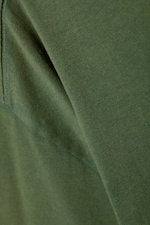 Dunkelgrün verwaschen - Oversized-T-Shirt mit Grafikprint - 1