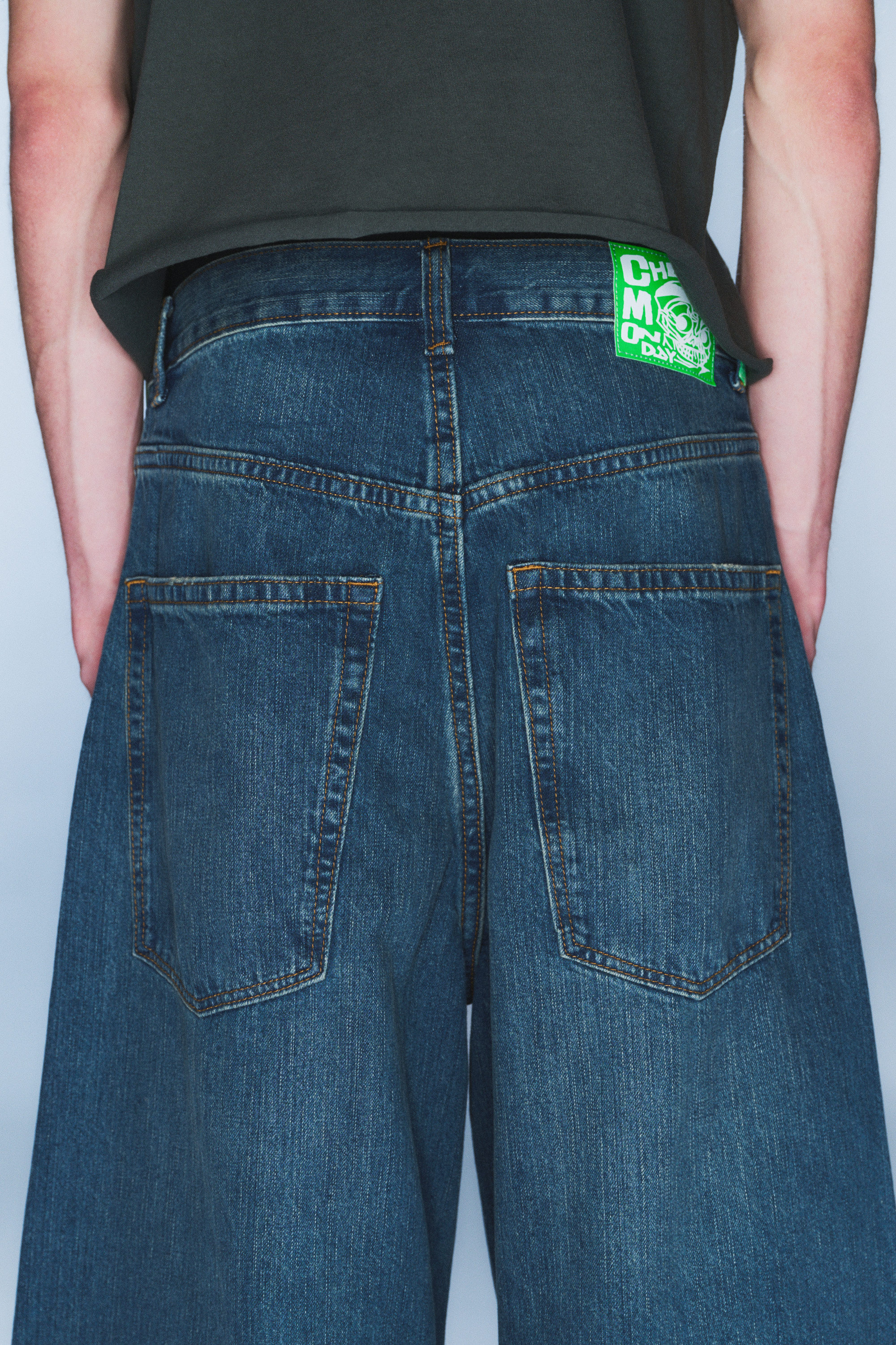 Tide Blue - Dark Blue - Rad Super jeans met normale taille en wijde pijpen - 3