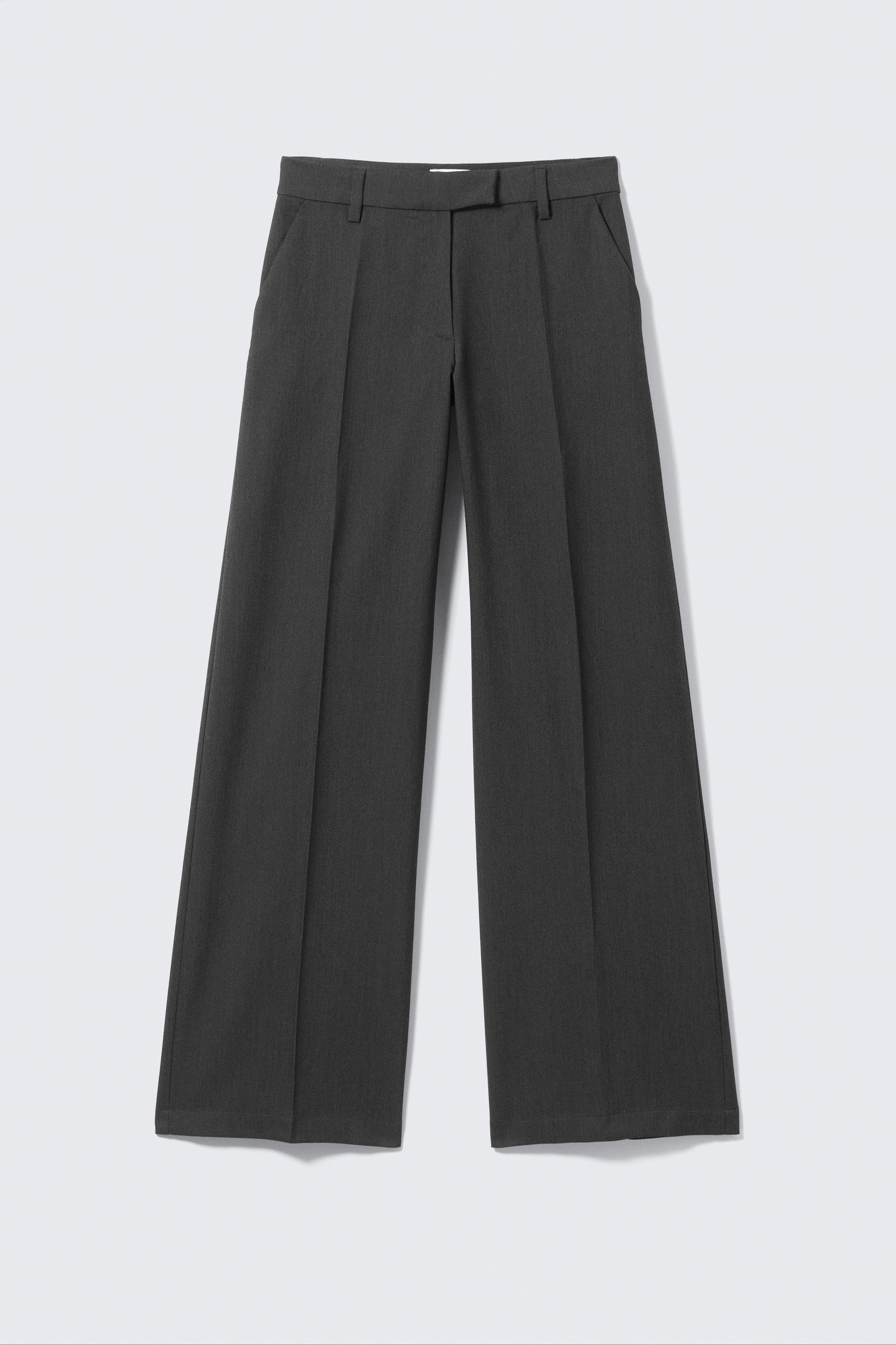 Pantaloni sartoriali a vita bassa - Grigio scuro mélange/Nero/Grigio scuro - Righe glitter/Brown Pinstripe