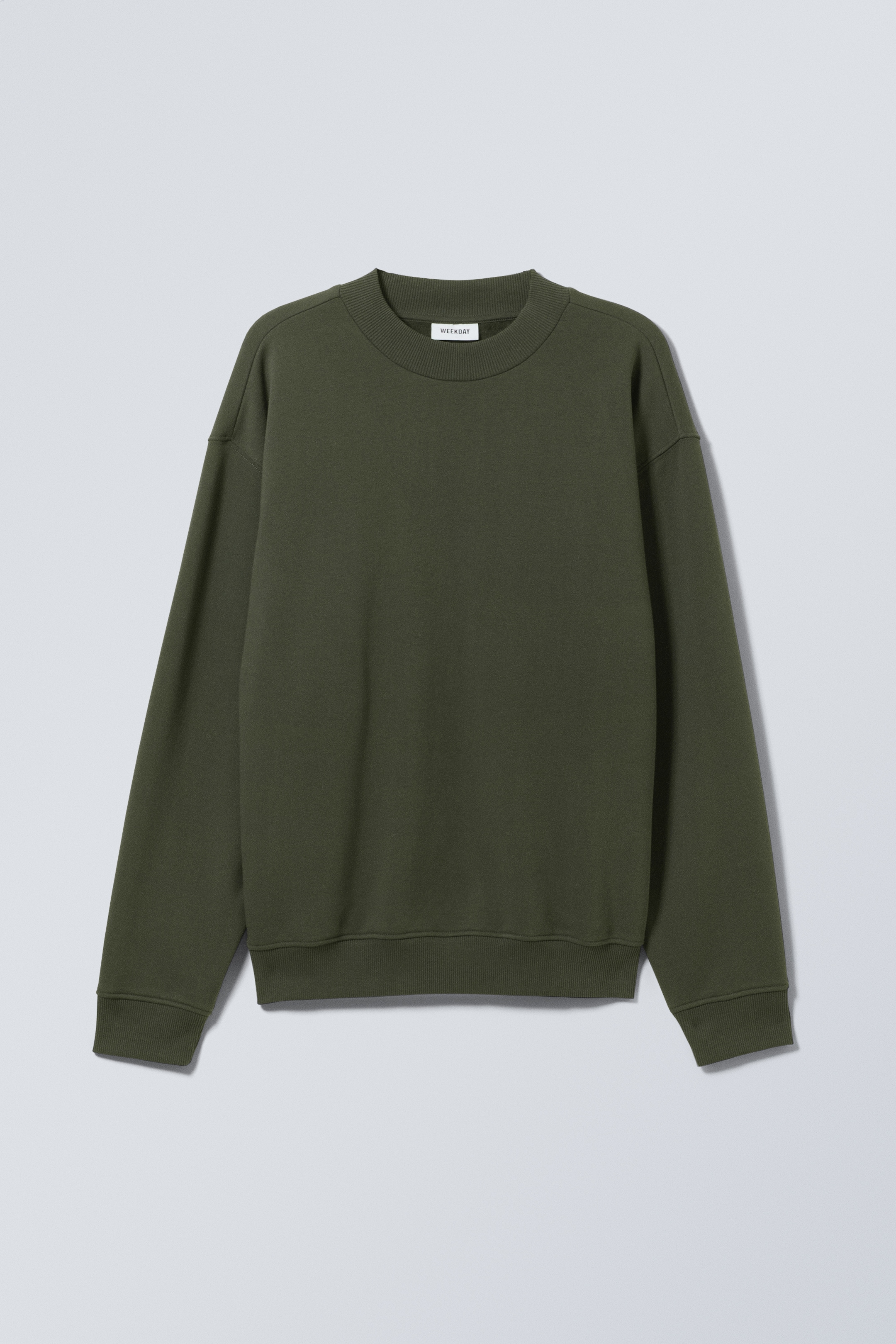 Größeres Bild anzeigen: Schweres Sweatshirt mit relaxter Passform - Dunkles Khakigrün - Men | H&M AT 4