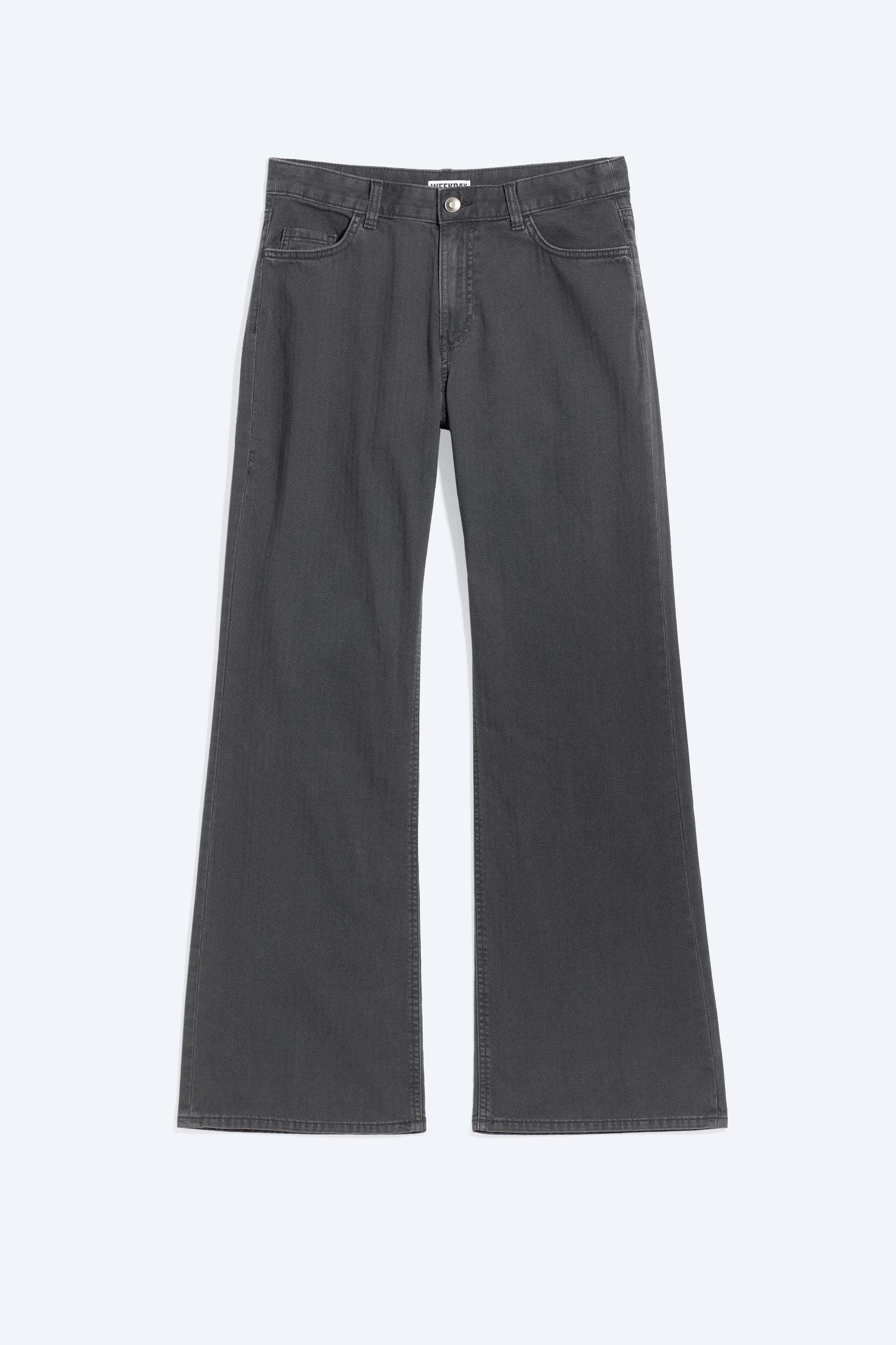 Pantalon structuré ample - Gris foncé