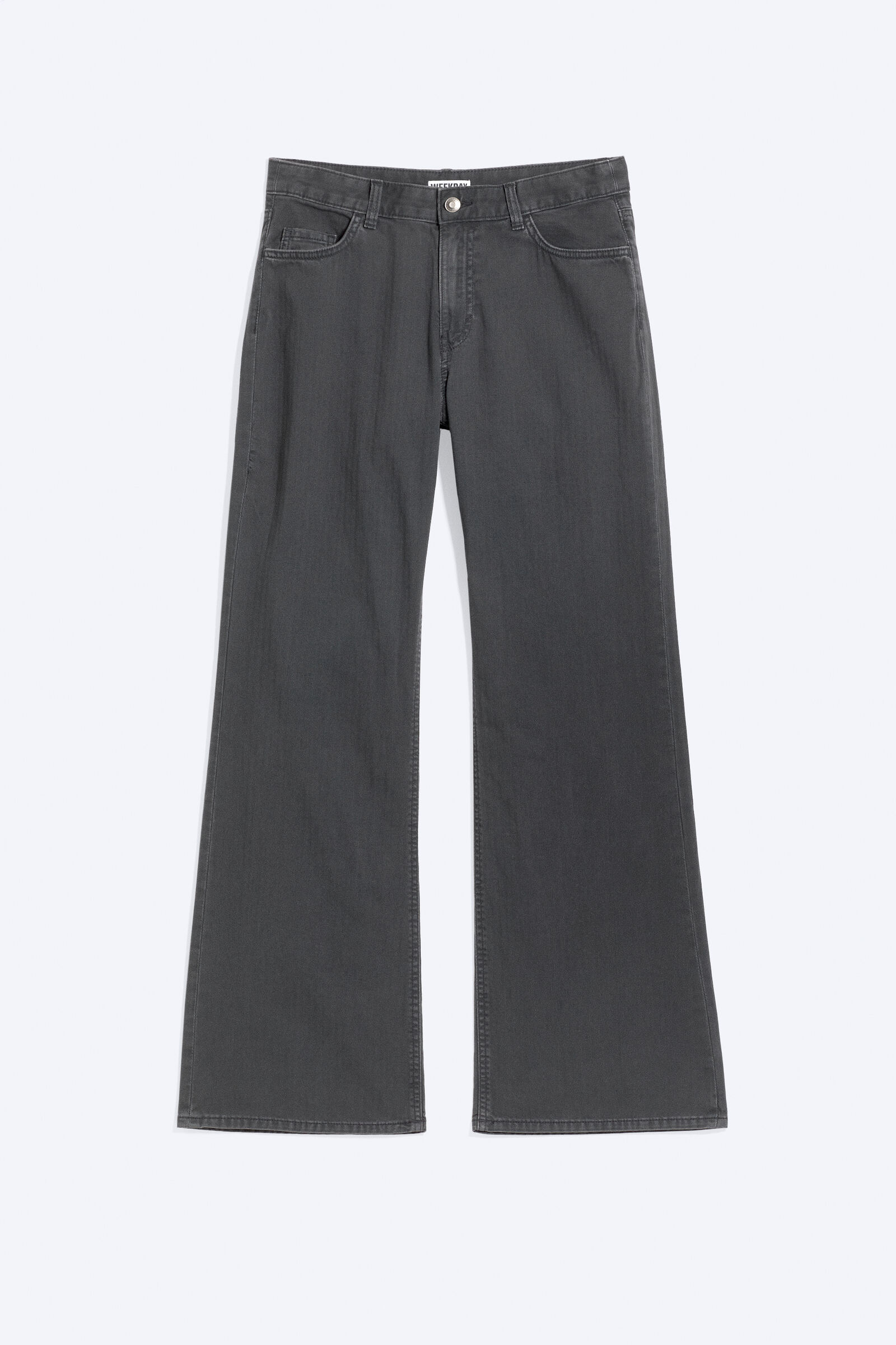 Loose fit structured trousers