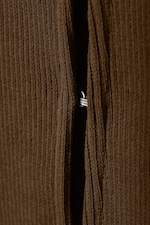 Brown - Coralie Hook & Eye Cardigan - 1