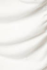 Weiß - Ärmelloses, gerafftes Jersey-Top - 5