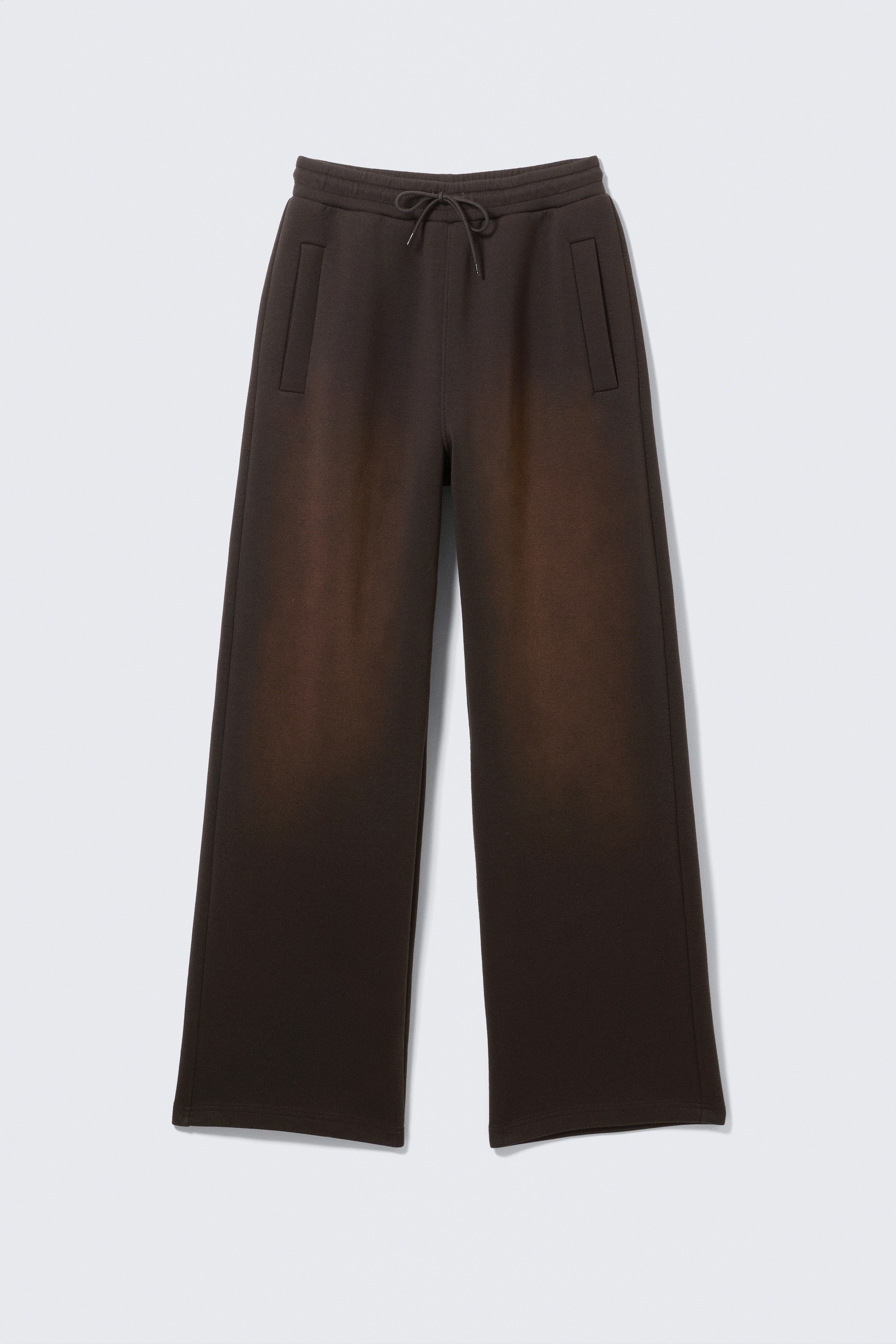 Washed Scuba Sweatpants - Washed Dark Brown