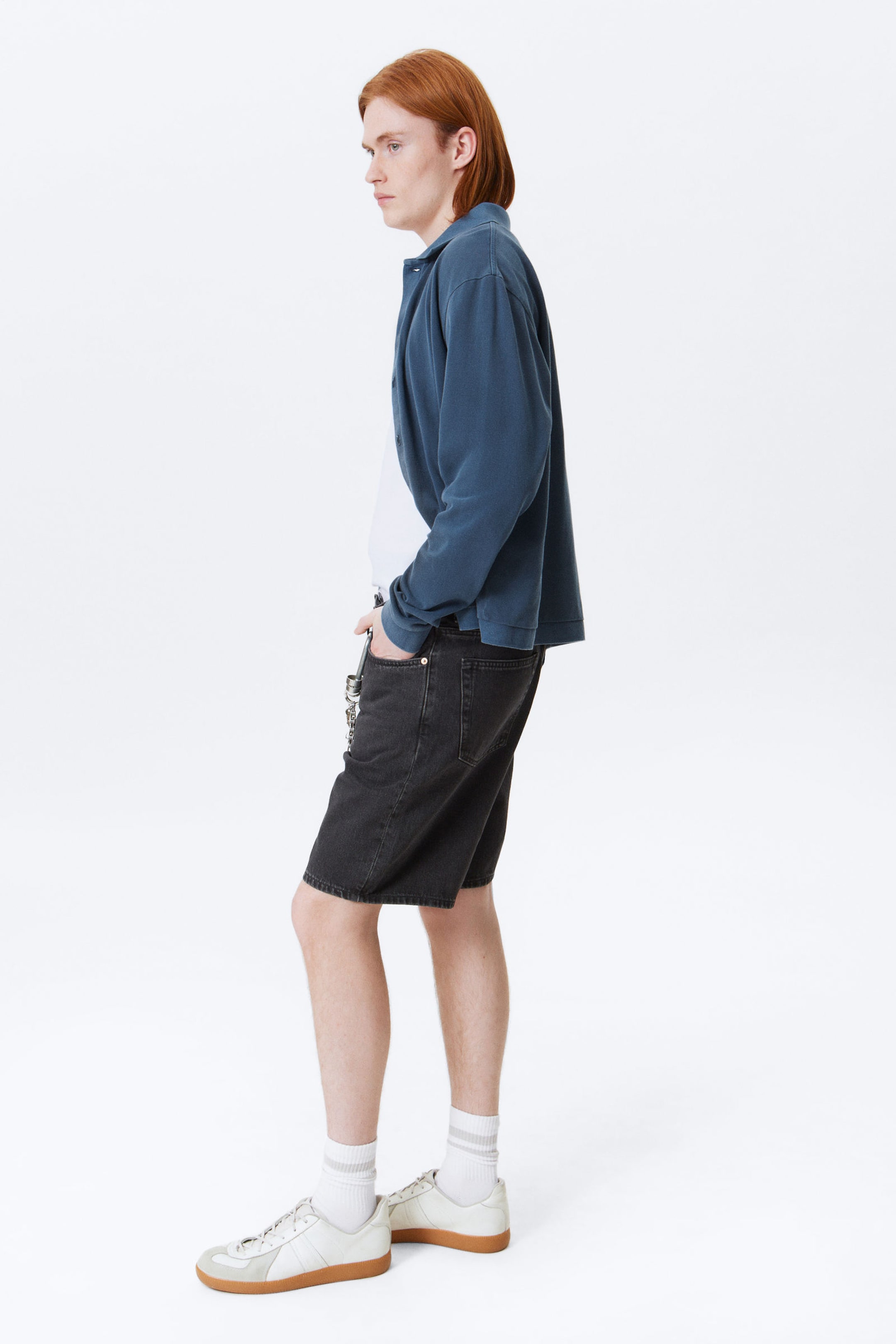Tuned Black - Galaxy Denim Shorts - 4
