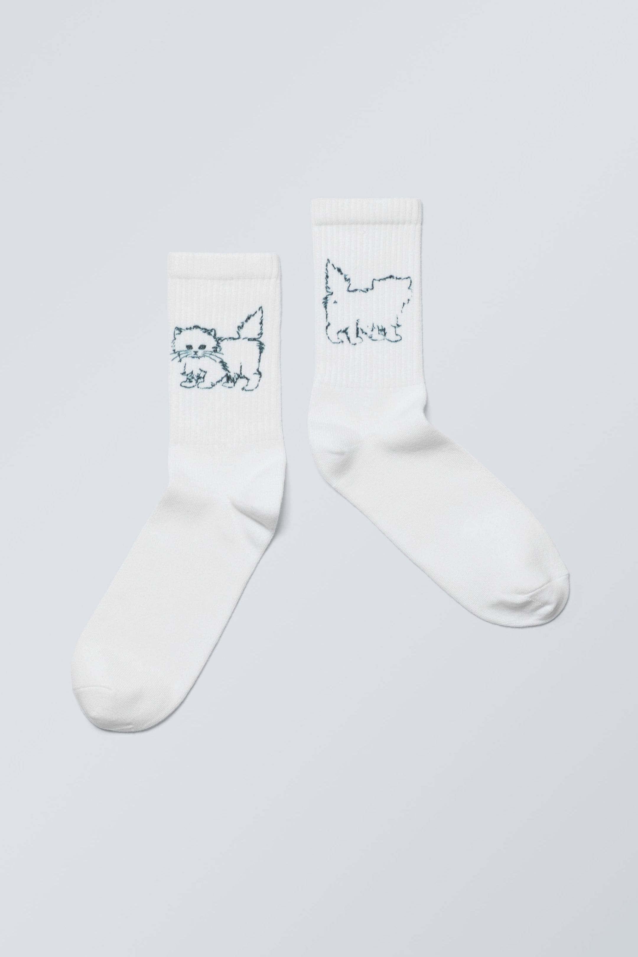 Extrovert Kitten - Bedruckte Sportsocken - 0