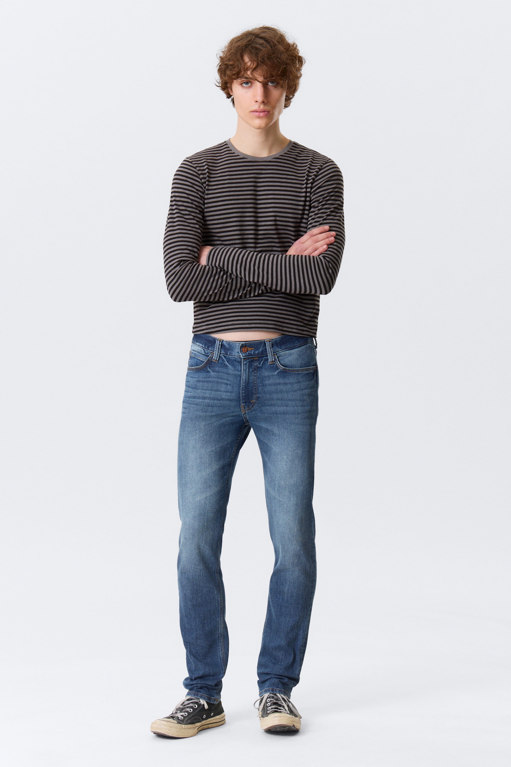 Sunset Blue - Dunkelblau - Sleeze – Skinny-Jeans mit niedriger Taille - 2